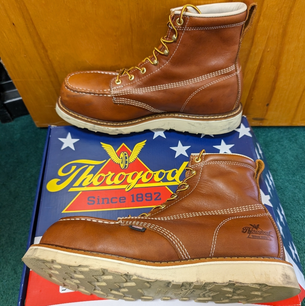 Thorogood USA Works Boots (Size 11, Steel-Toe)